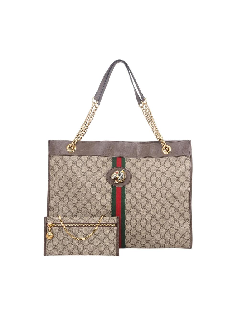 Gucci Supreme Tiger Raja Large Shoulder #353213F70B